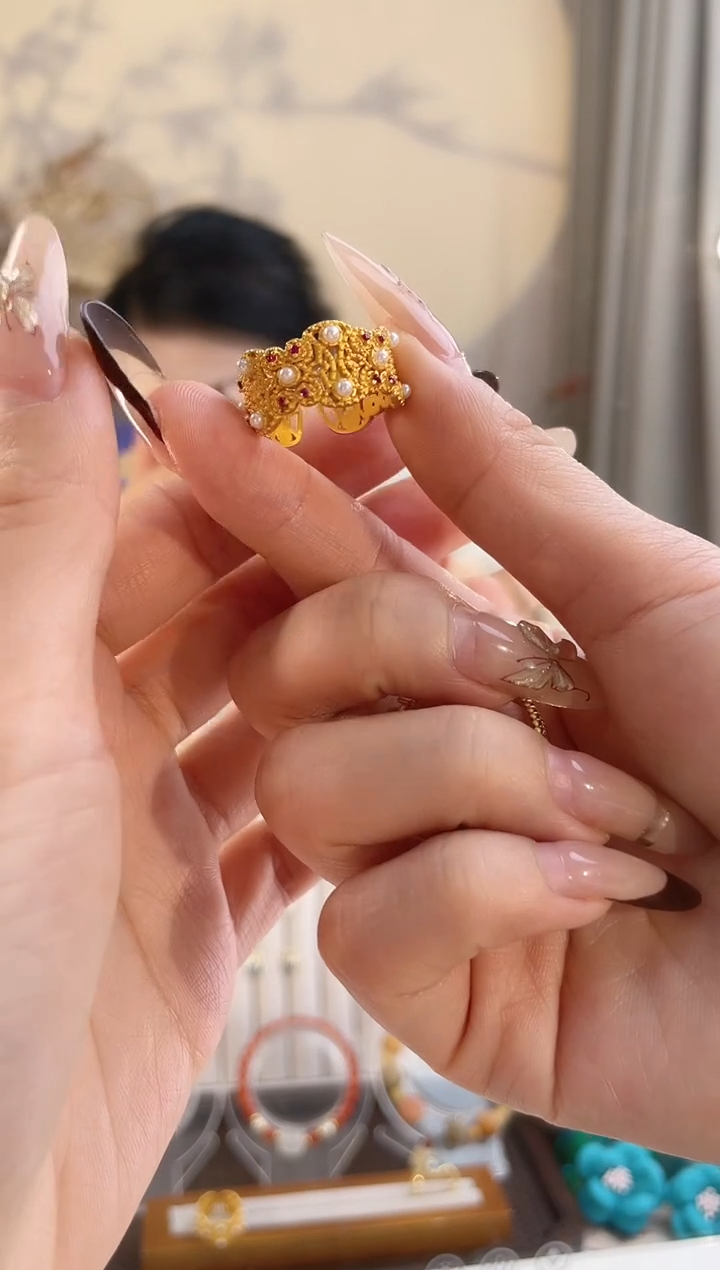 铜合金无波浪戒指