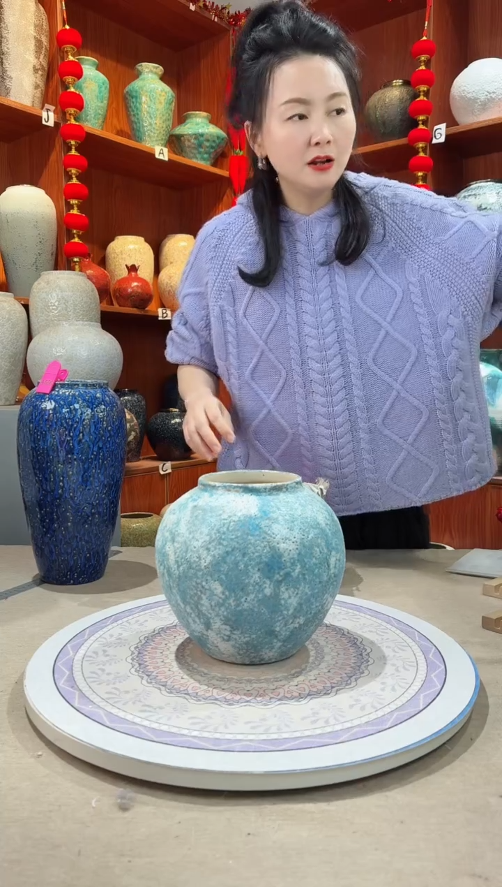 【闪购商品】瓶陶瓷花瓶 无花 微瑕a613  