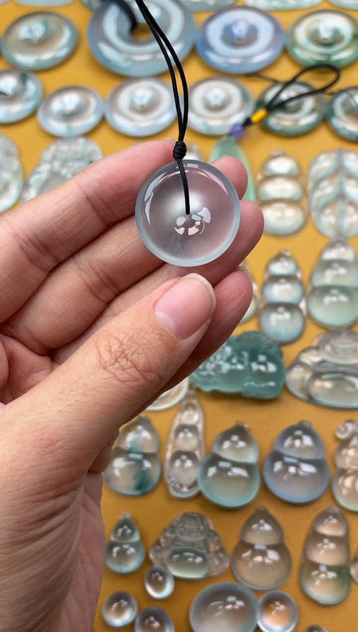 吊坠(不含链)未镶嵌翡翠54 平安扣 23.6 6.2