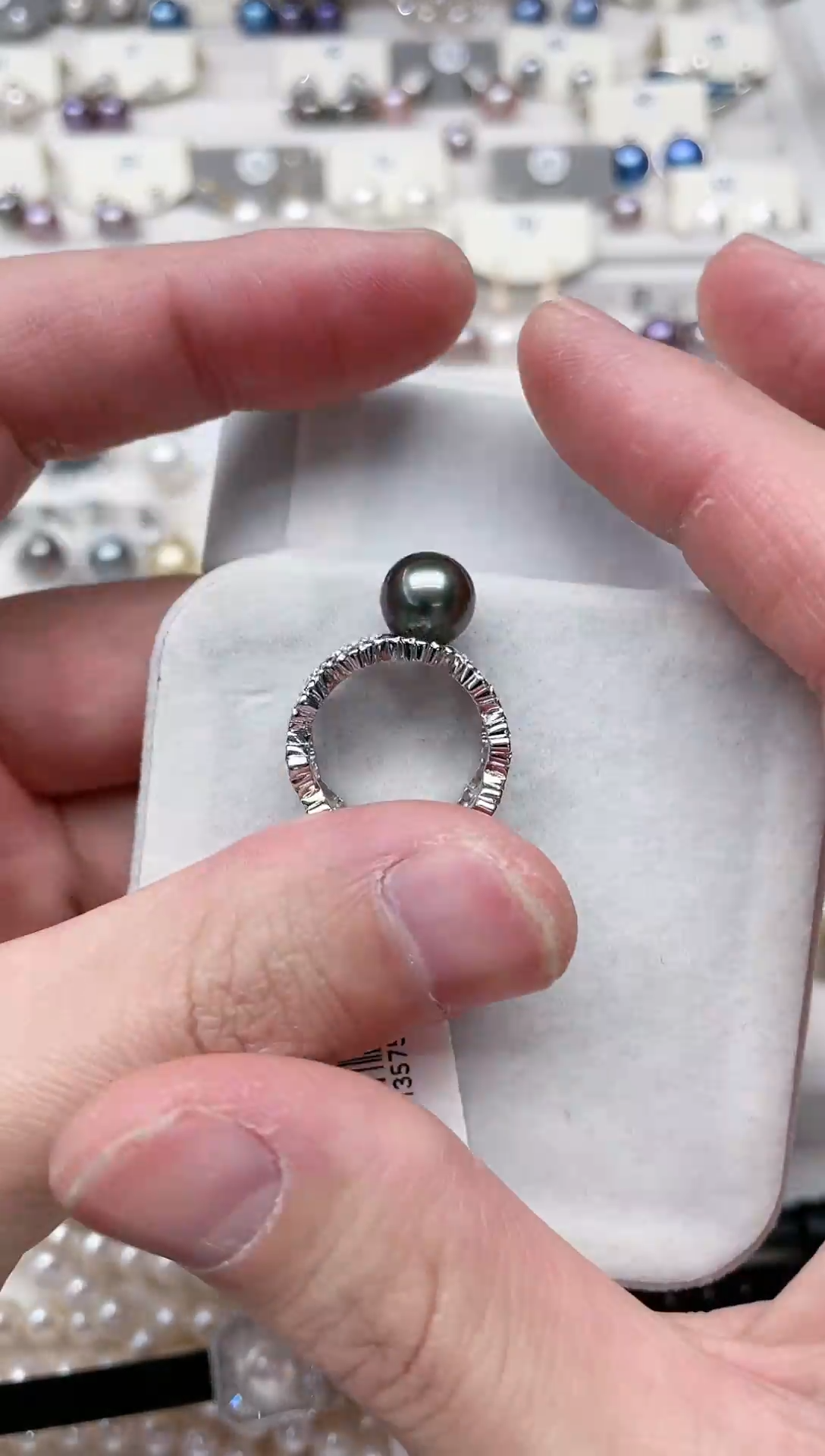 【闪购商品】海水珍珠戒圈银S925镶嵌戒指