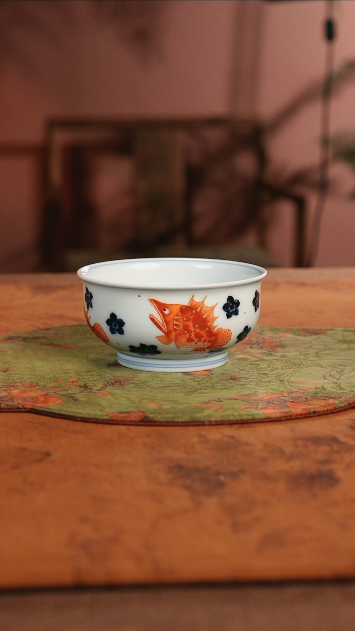 【闪购商品】仿明小卿亭精工鱼藻