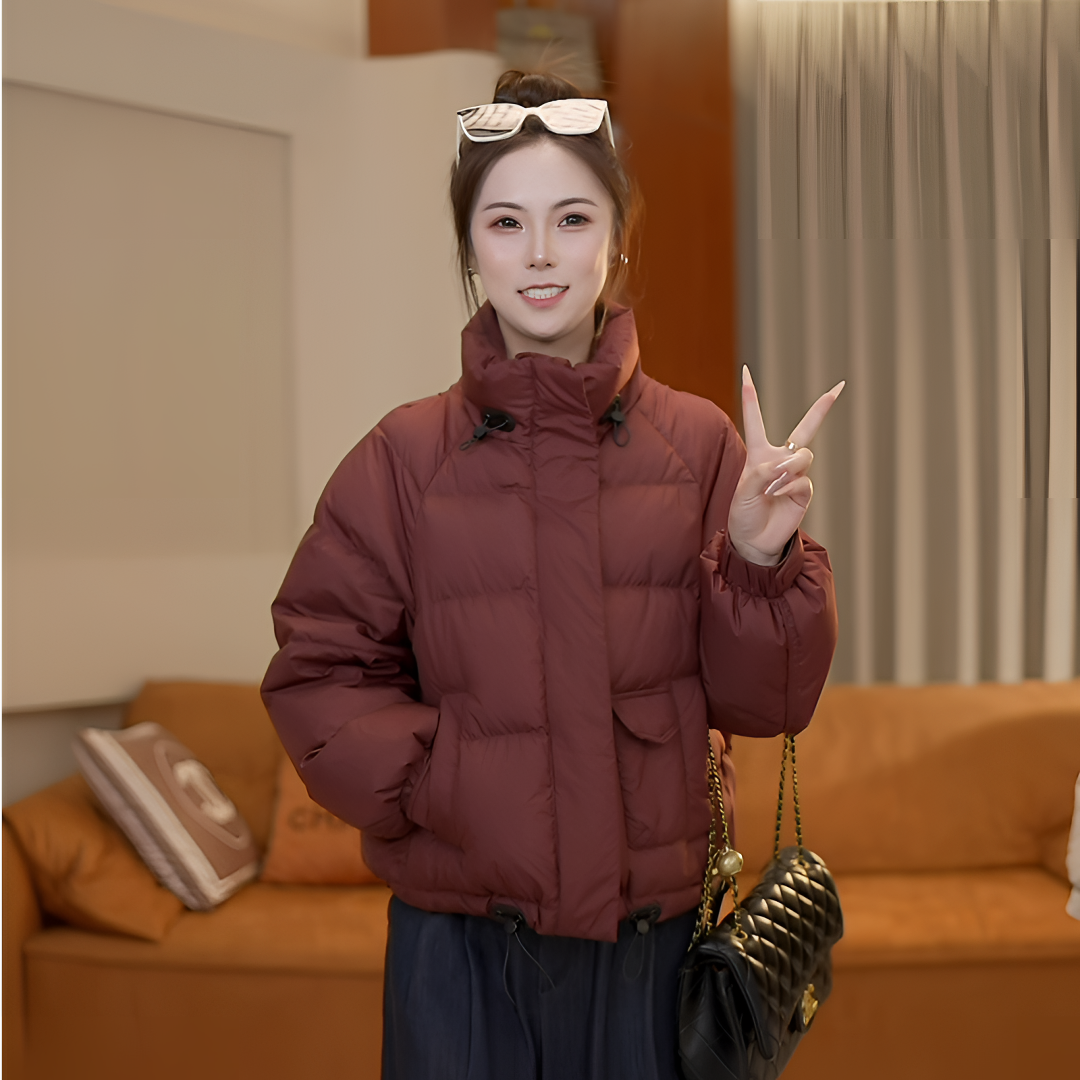 宠粉 高品质2025新款羽绒服女短款宽松韩版休闲减龄显瘦气质外套