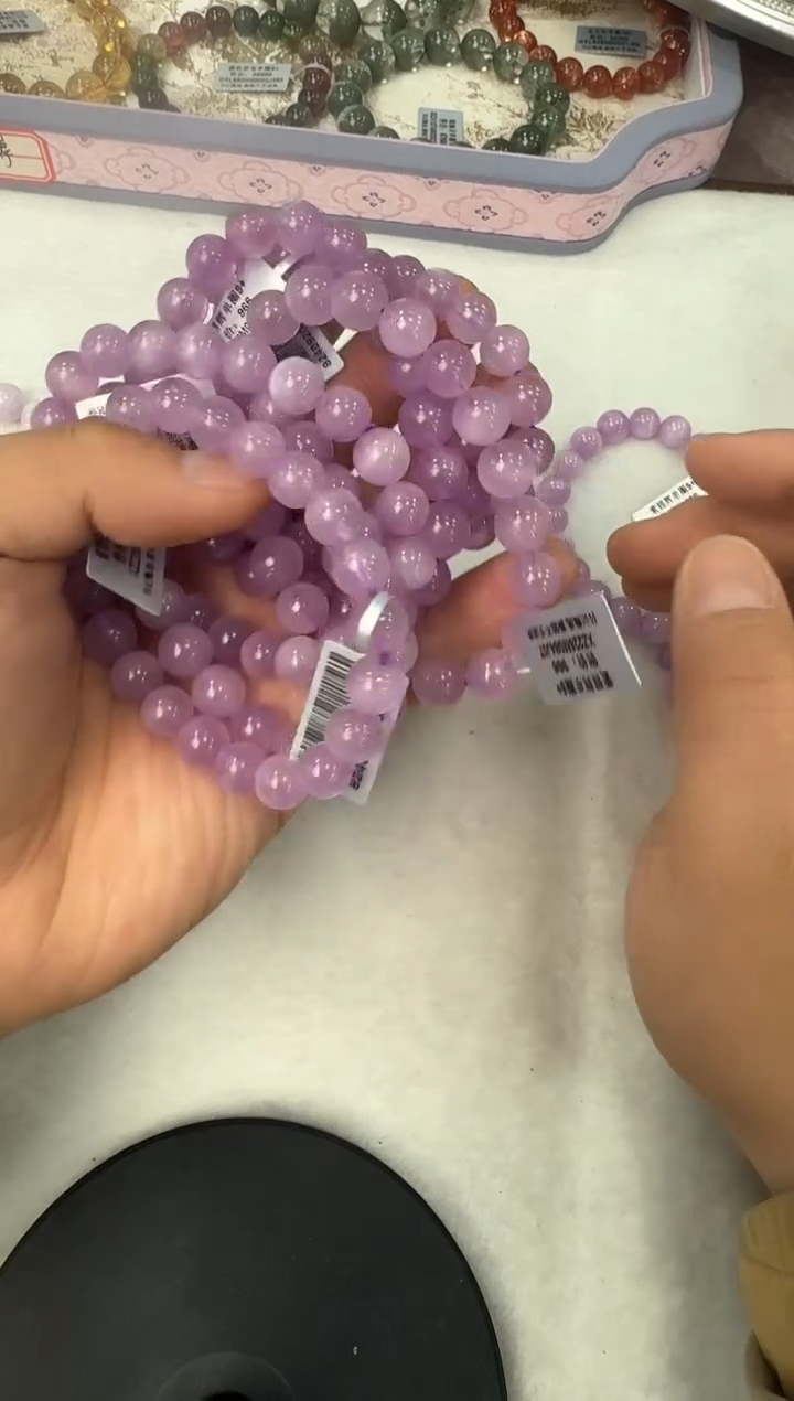 【闪购商品】锂辉石手链未镶嵌xz226约9mm多样性发一件