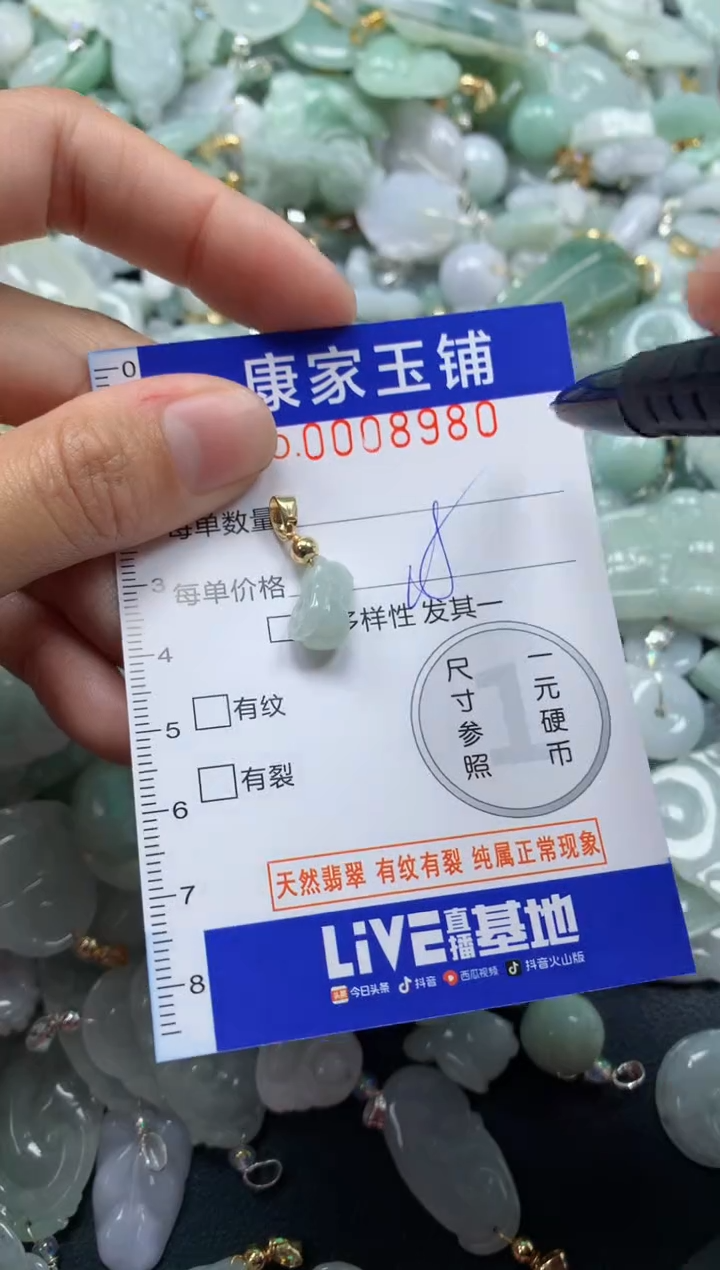 颈饰未镶嵌翡翠8980