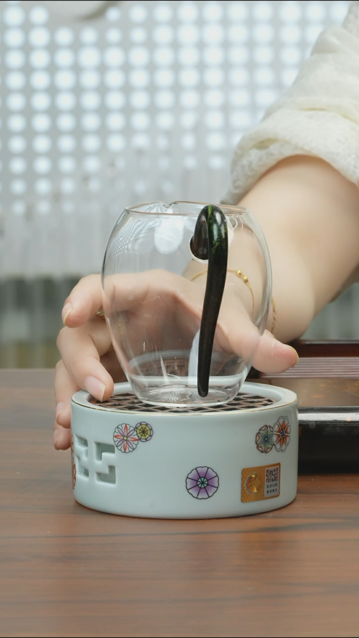 禾器&琦彩 大漆怡然公道杯