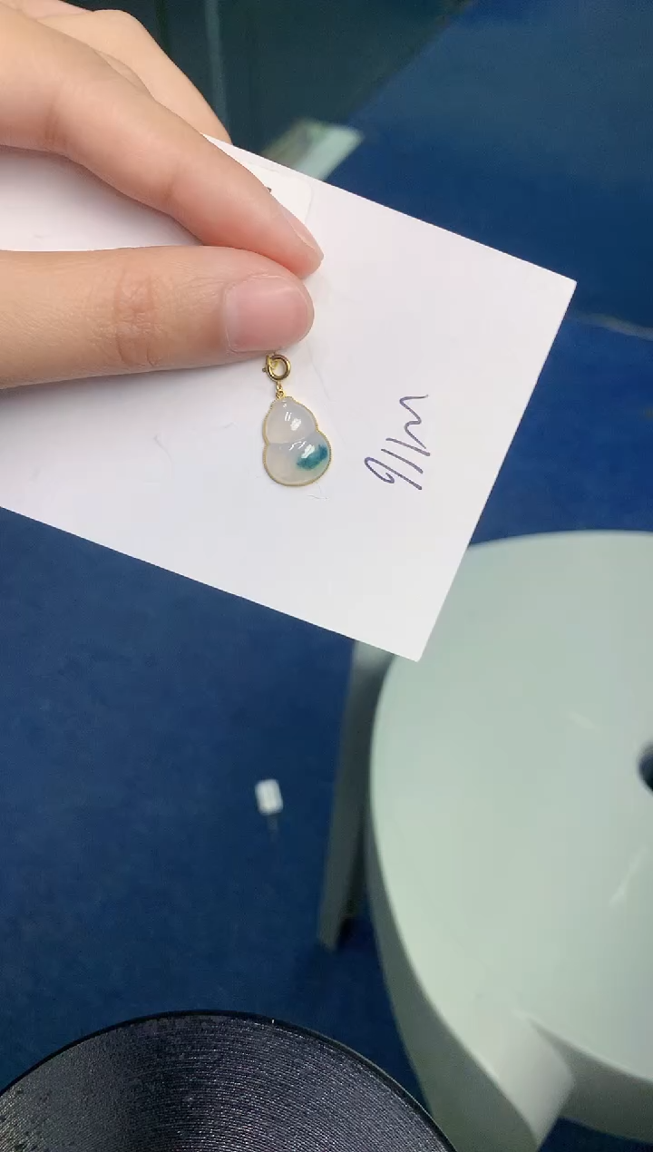 【闪购商品】翡翠颈饰18K金镶嵌000000000