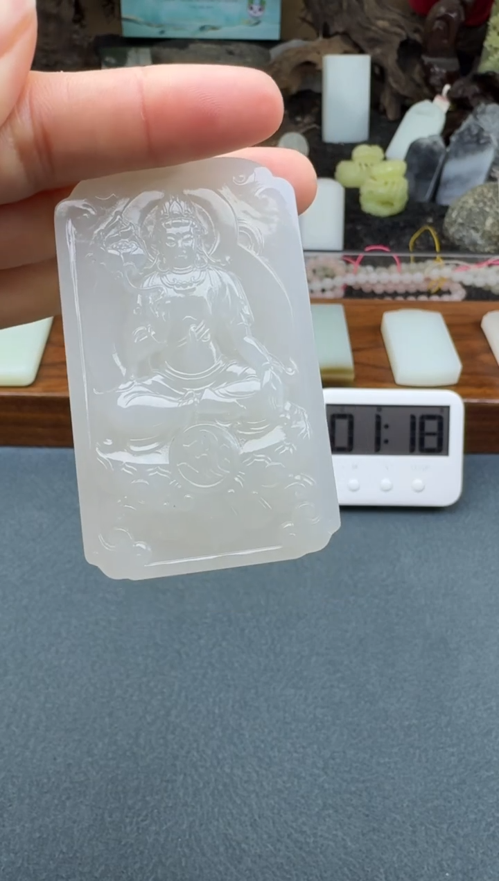 【闪购商品】和田玉颈饰未镶嵌开心