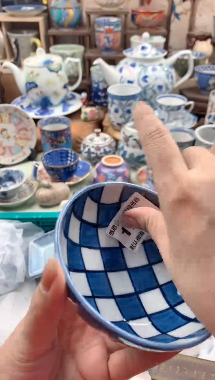 瓷片窗*122号九姑娘工艺品瓷器