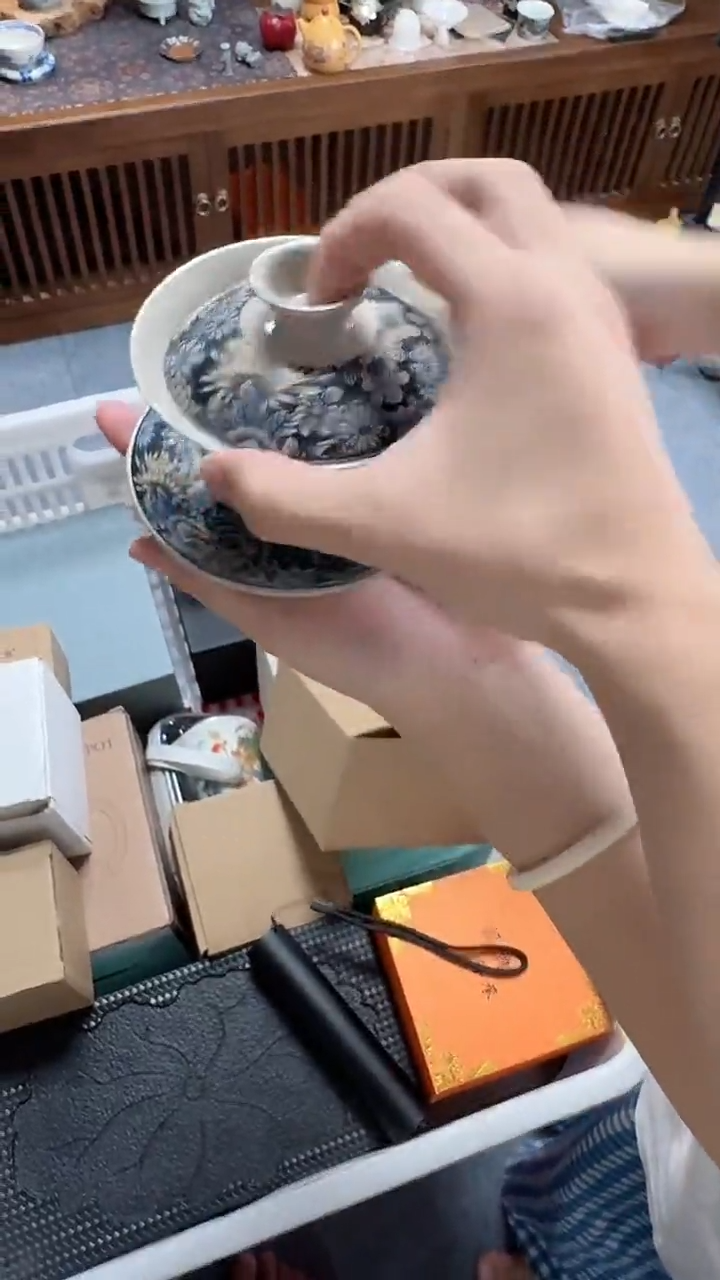 茶具茶具茶具万花盖碗