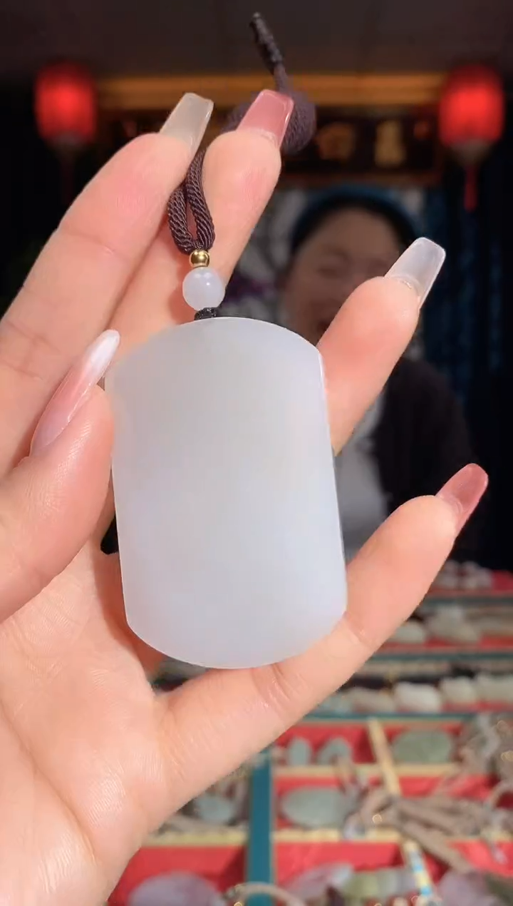 【闪购商品】和田玉挂件未镶嵌无事牌