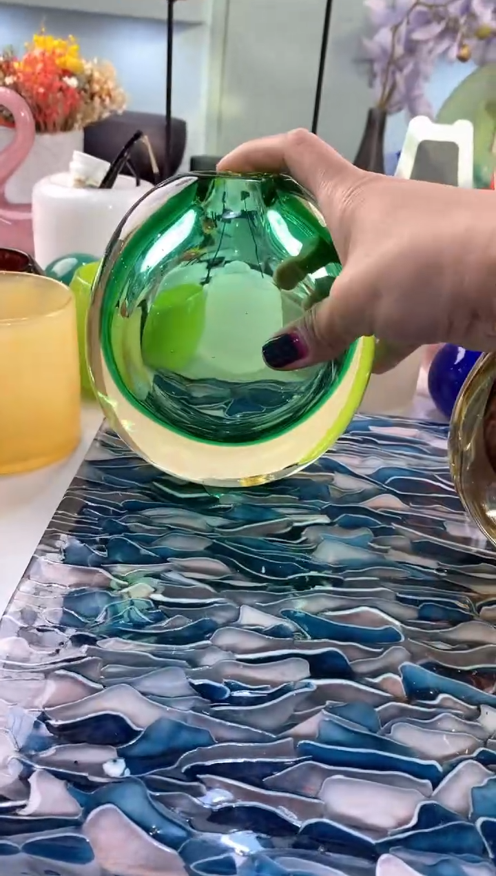 【闪购商品】琉璃慕忆家花瓶微瑕