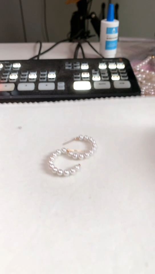 【闪购商品】淡水珍珠耳饰18K金镶嵌满珠戒指