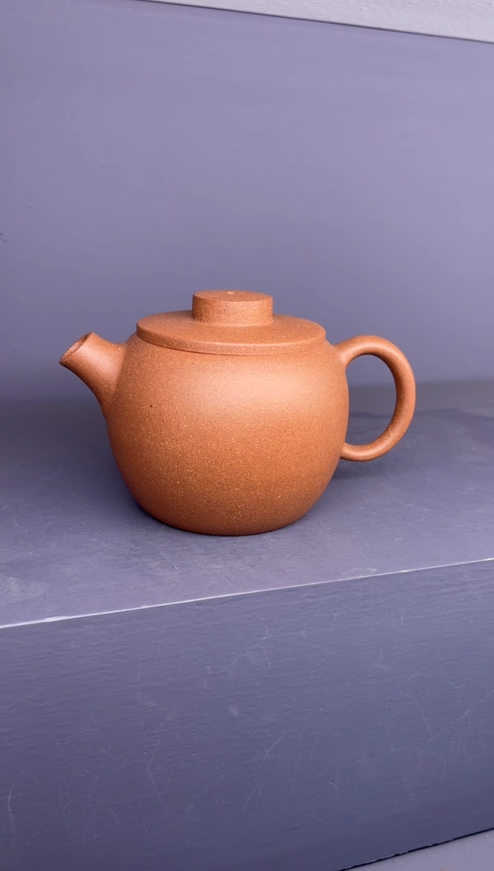 茶壶紫砂老段泥 巨轮