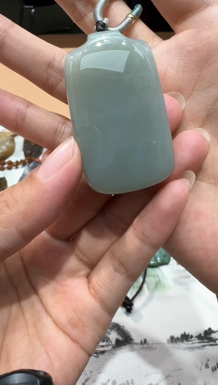 颈饰未镶嵌和田玉【瑞睿珠宝】和田玉无事牌 （多样性发货）