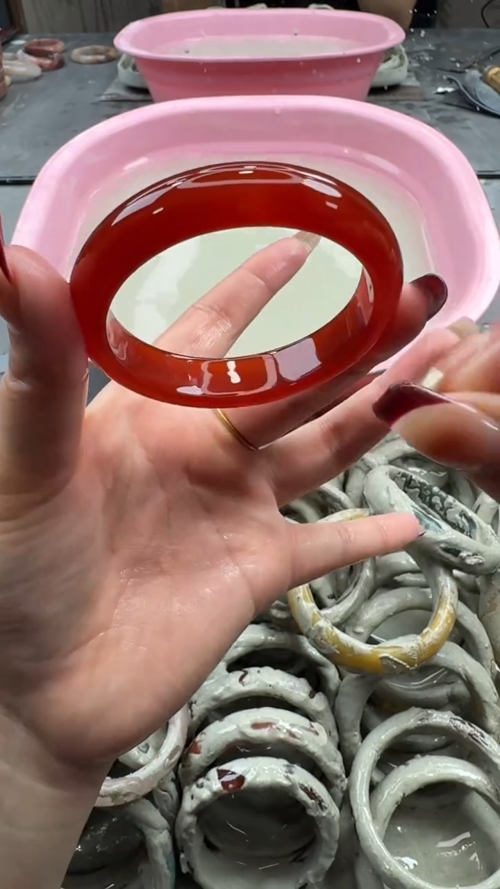 未镶嵌手镯石英质玉4