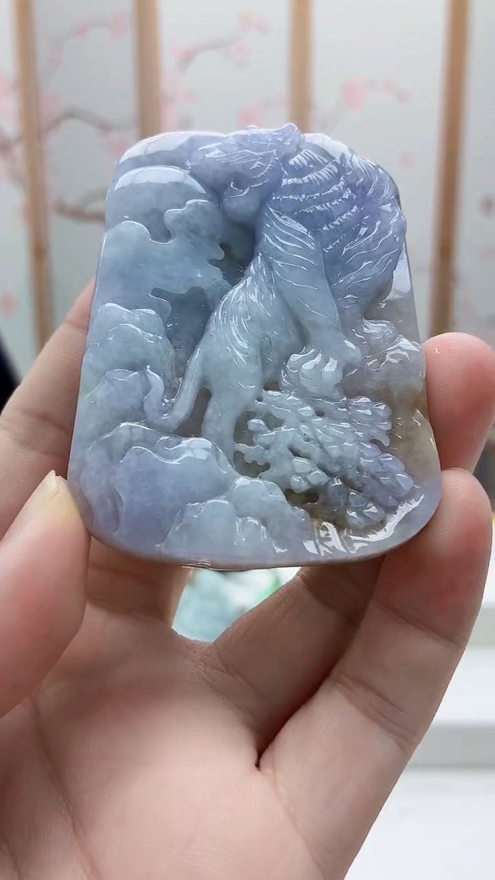 未镶嵌定制翡翠4812bb-毛货挂件48