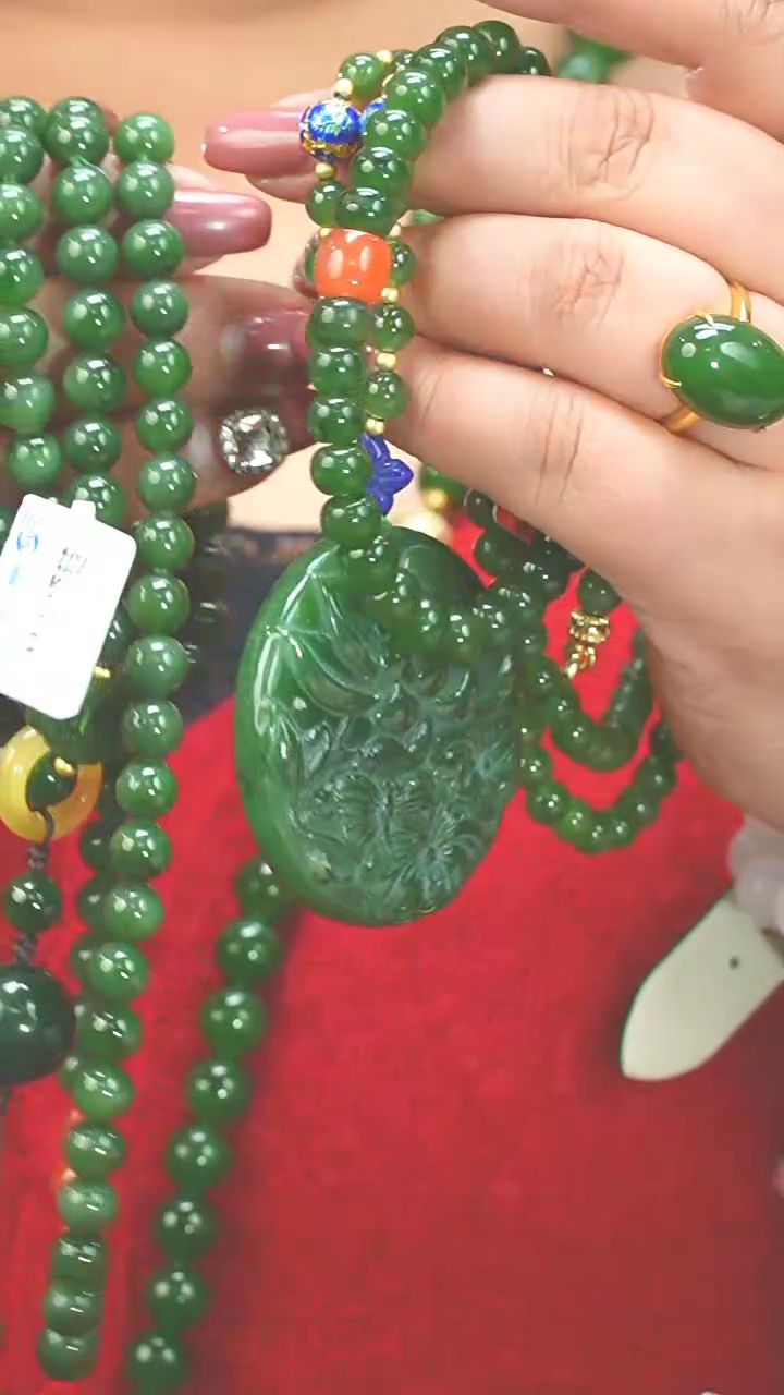 【闪购商品】和田玉32号未镶嵌吊坠+项链+手串