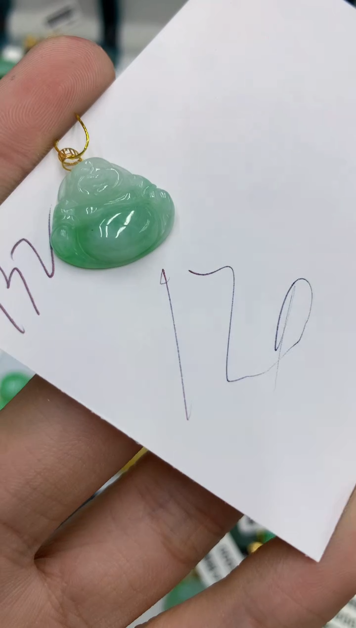 【闪购商品】翡翠颈饰18K金镶嵌号链接111111