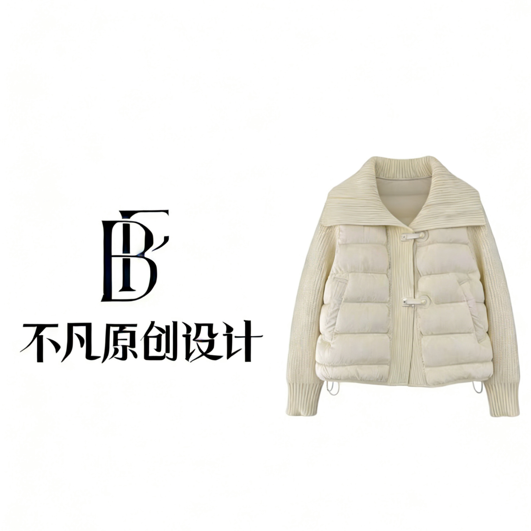 Bufan.原创设计【K89】不凡服饰都市轻奢高级时尚外套羽绒服外套