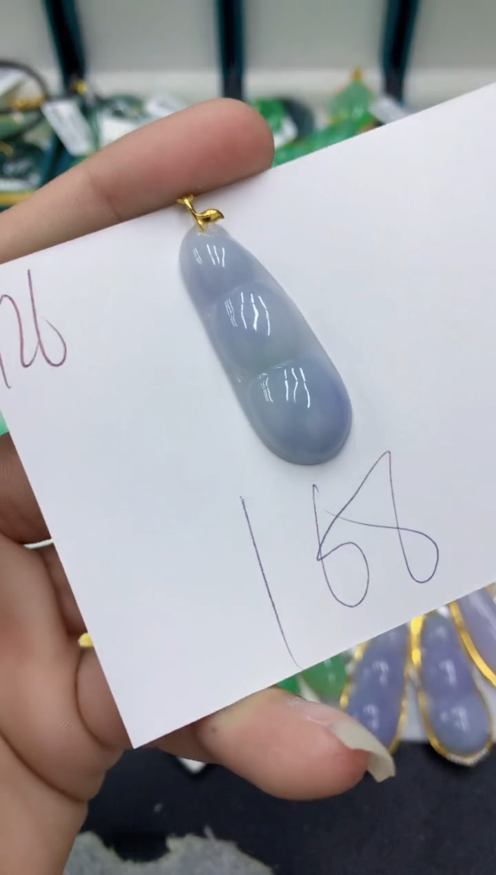 【闪购商品】翡翠颈饰18K金镶嵌翡翠