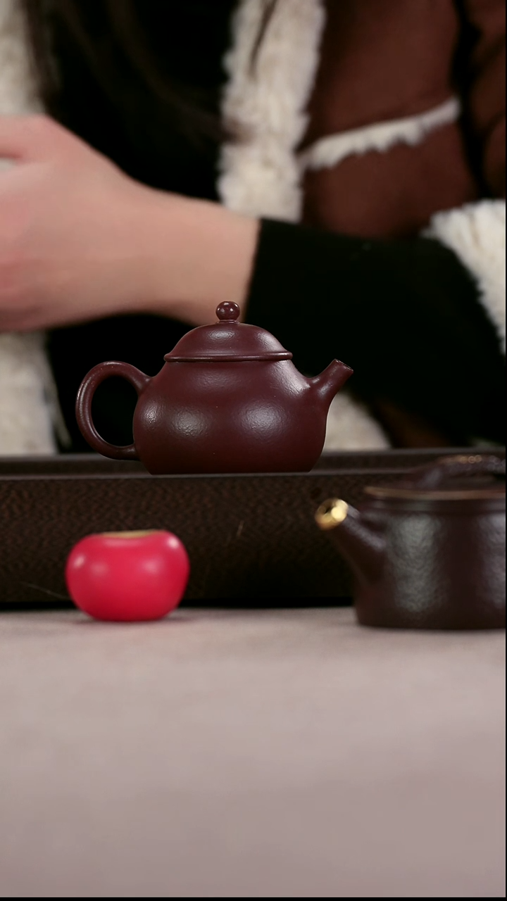 茶壶紫砂大**辉老料天青泥梨形