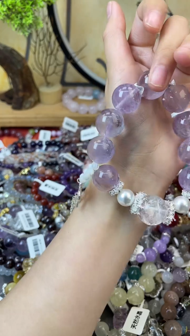 【闪购商品】紫晶手链未镶嵌255手串