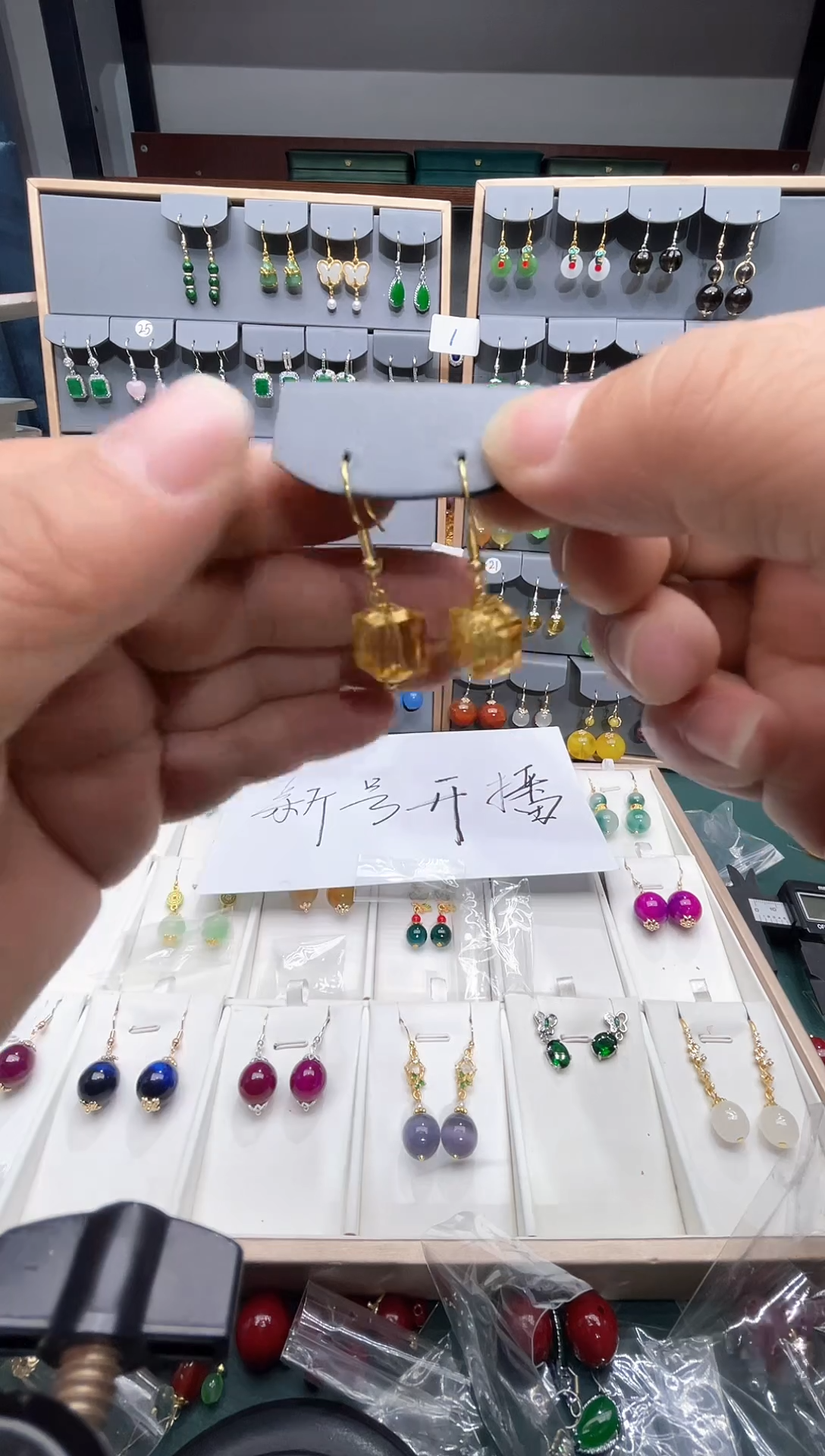 【闪购商品】水晶耳饰14K金镶嵌时尚耳饰111