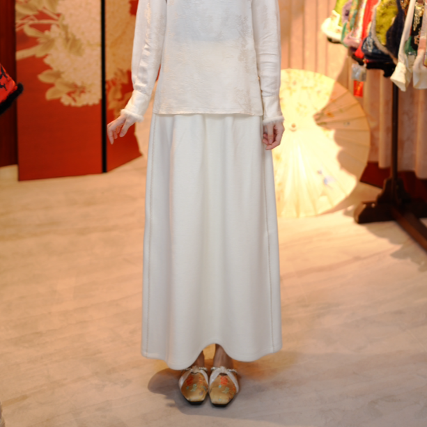 【芙光】喜悦质造气质显瘦裙子百搭国风新中式半身裙