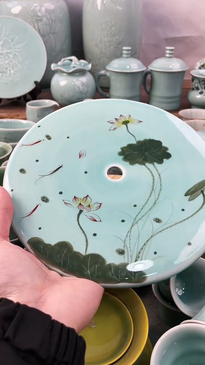 【闪购商品】特价 微瑕 慧仙青瓷