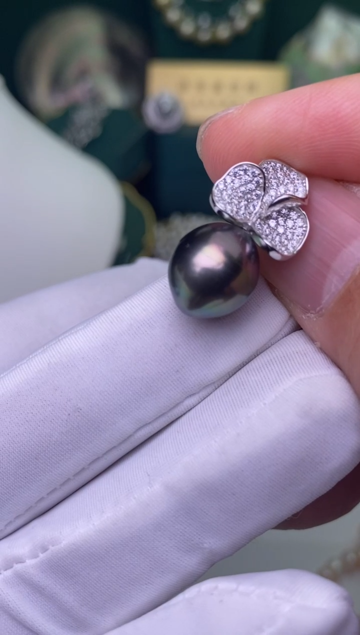 【闪购商品】海水珍珠颈饰银S925镶嵌11-12