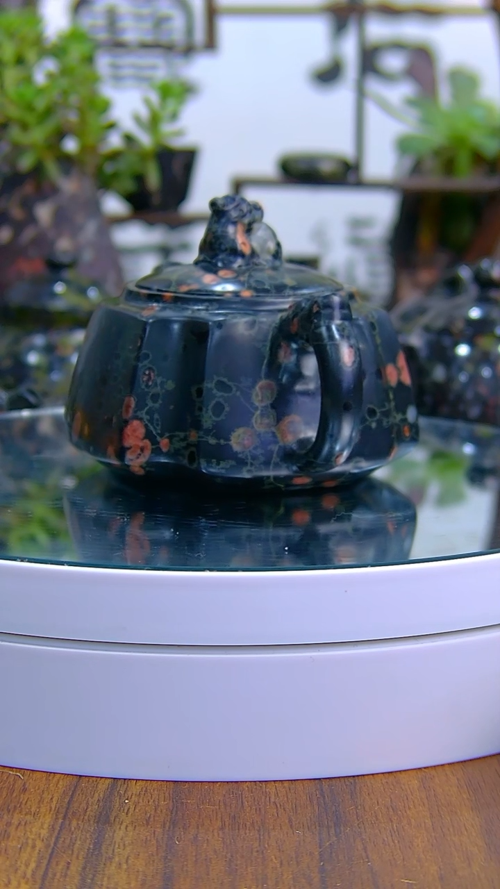 【闪购商品】奢上奢梅花玉茶具