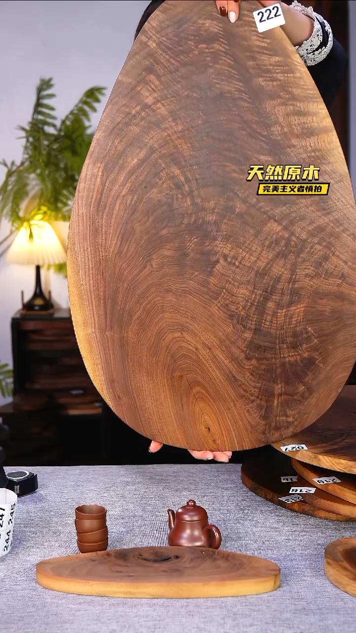 木北美黑胡桃原木.干裂疤结不属于商品质量问题完美主义者慎拍