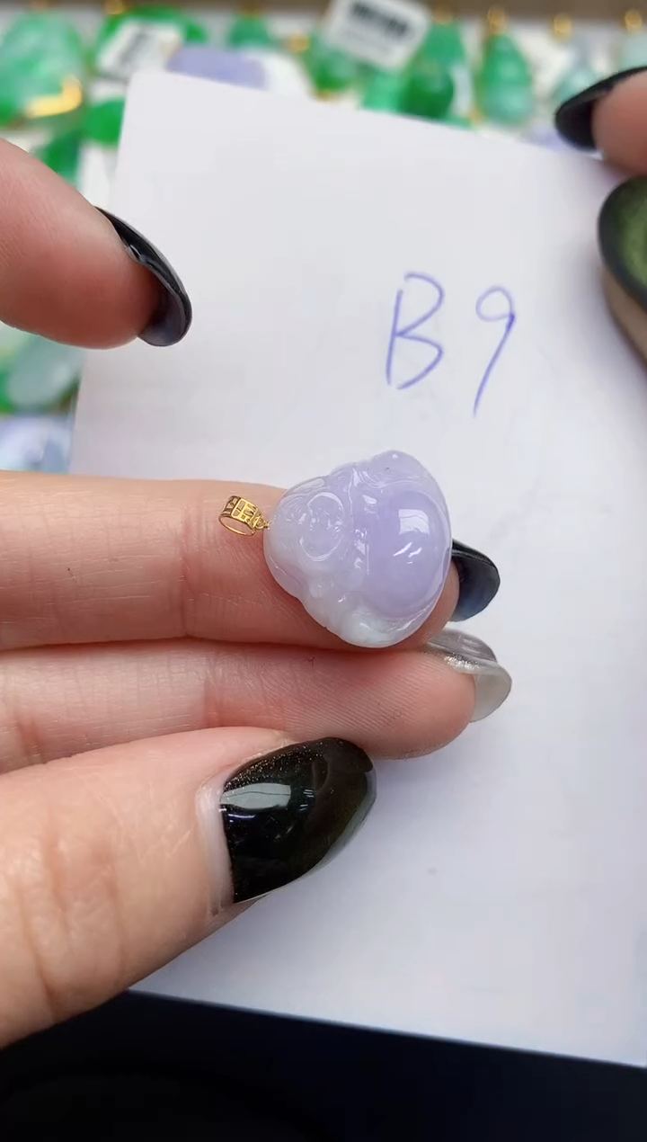 【闪购商品】翡翠颈饰18K金镶嵌000000000000