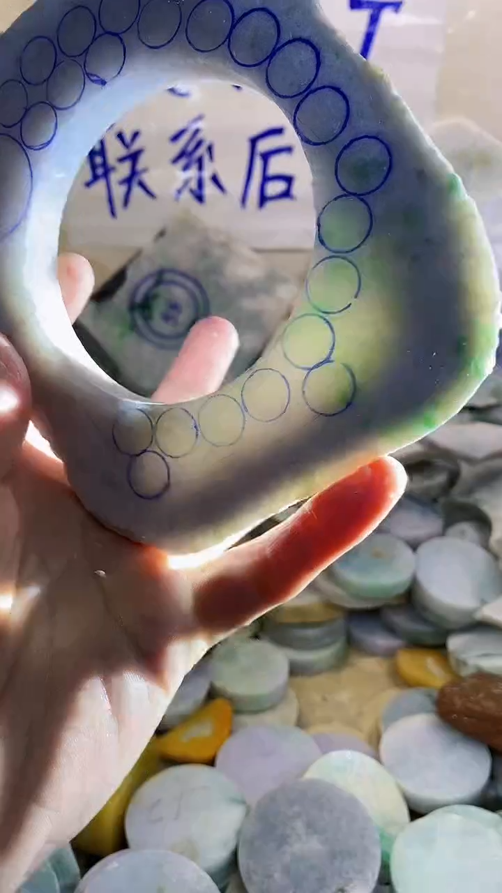 裸石翡翠纯天然A货翡翠126