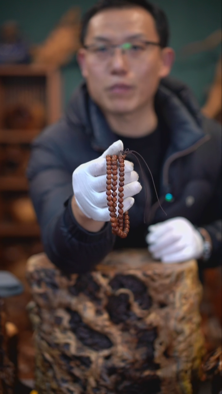 【闪购商品】枣木雷击枣木0.8手串108颗