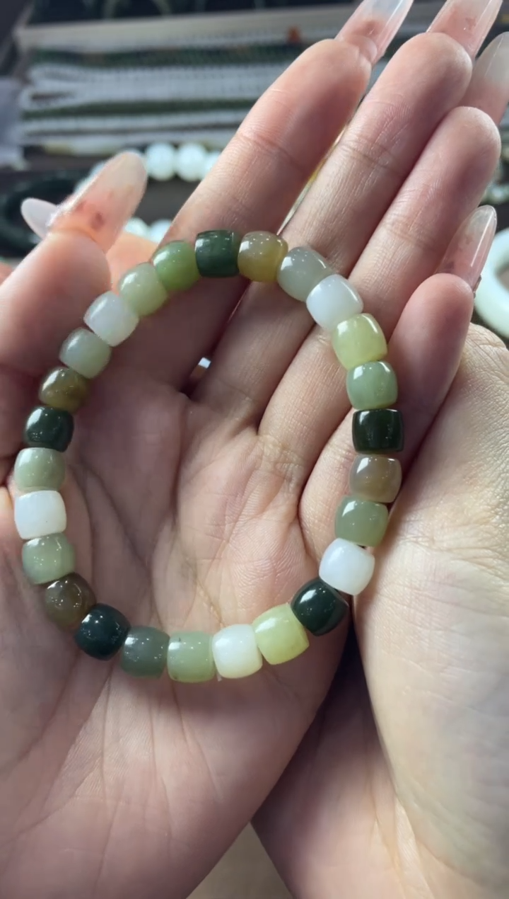 【闪购商品】和田玉手串未镶嵌和田玉 手串