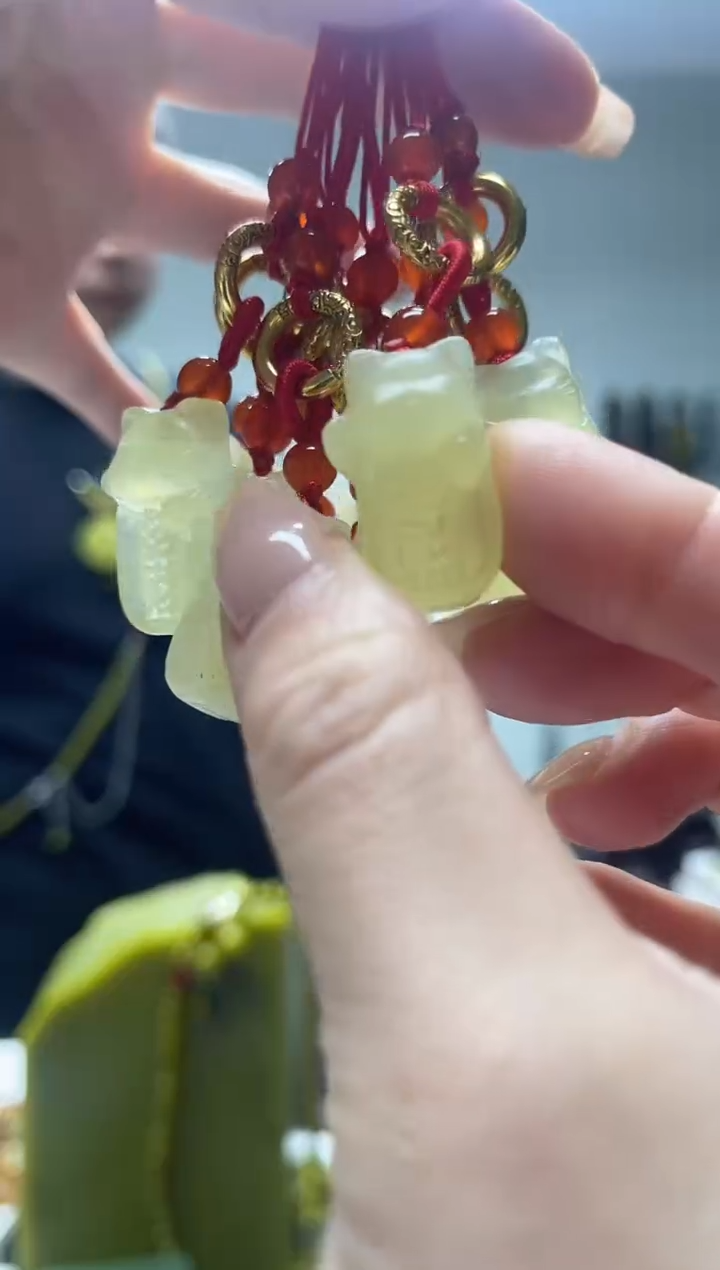 未镶嵌岫玉颈饰多样性发货 拍一发一