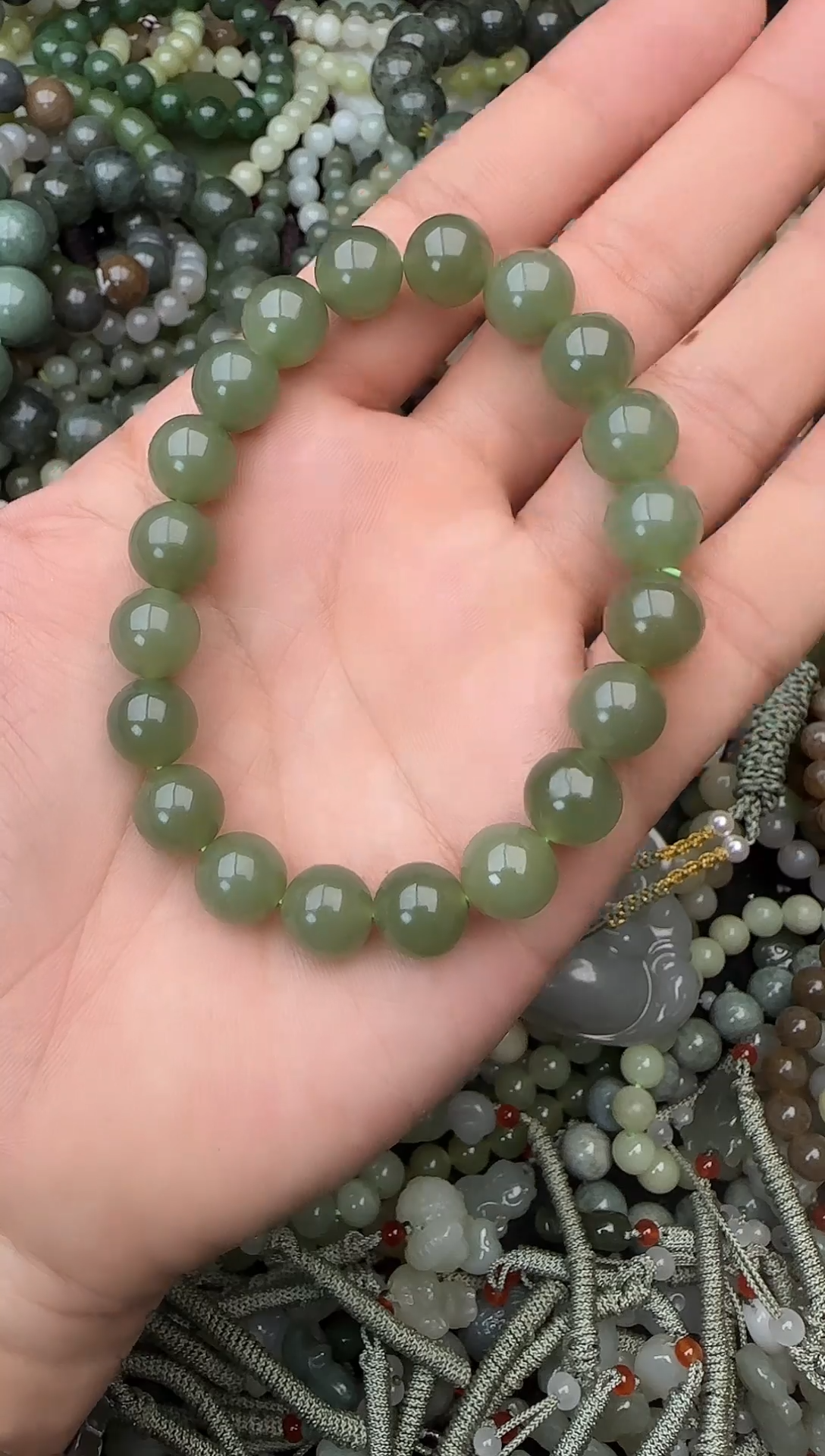 颈饰未镶嵌和田玉拍一发一