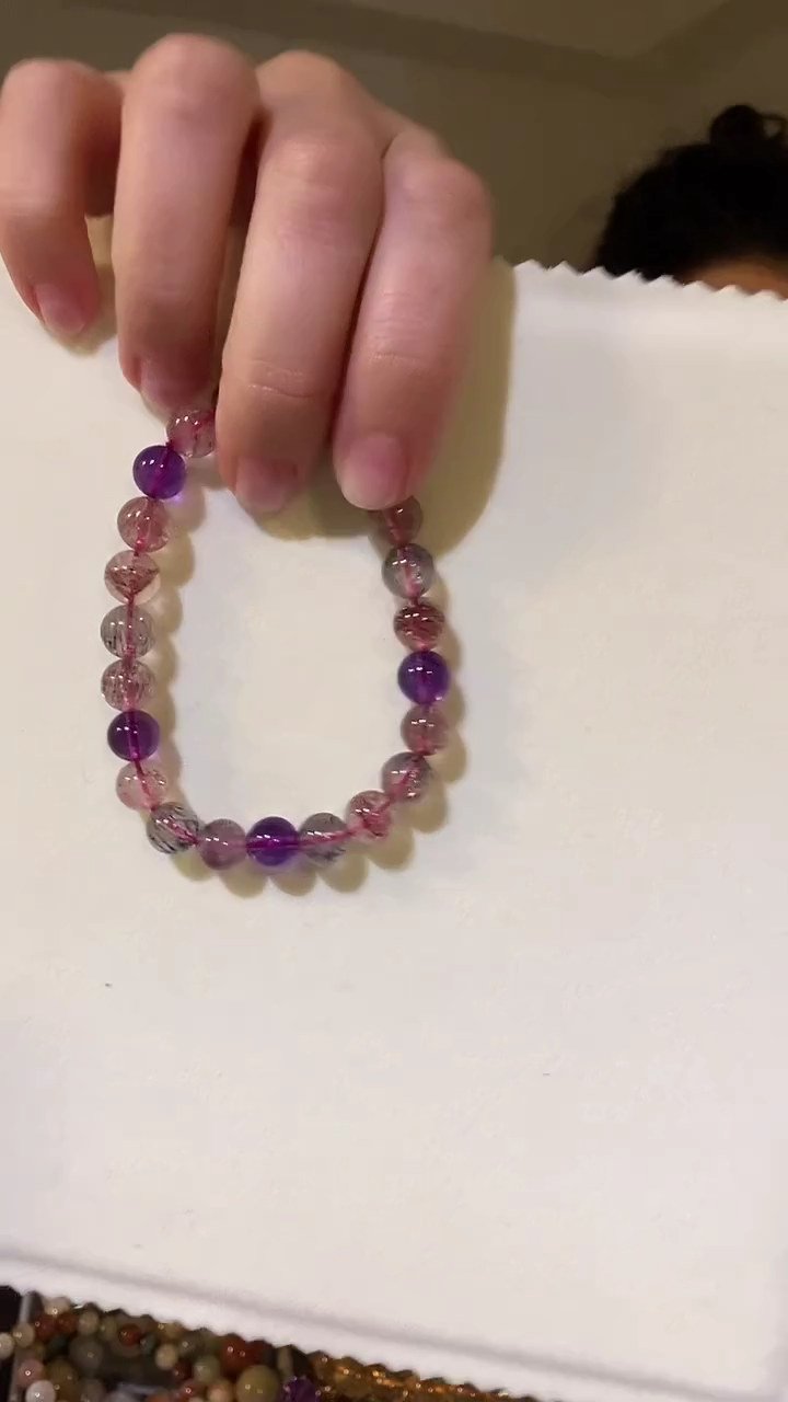 【闪购商品】水晶手链未镶嵌超七8-9mm