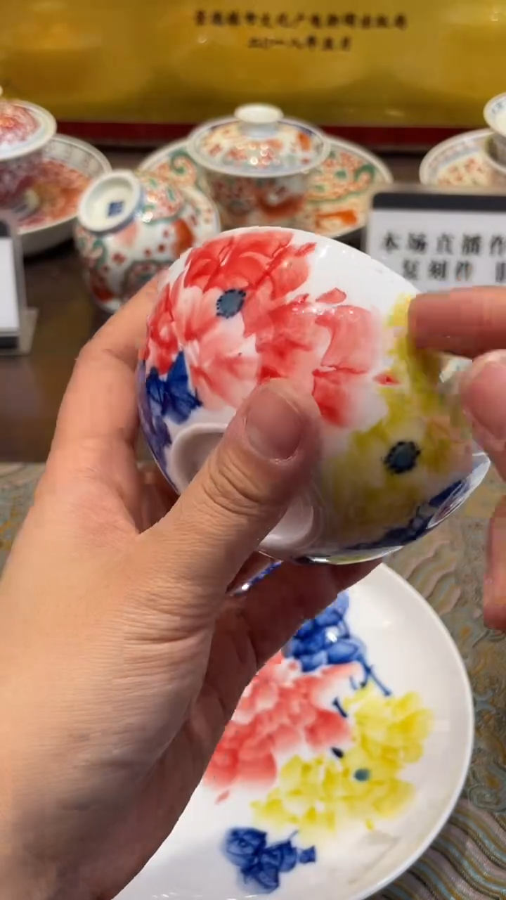 杯子瓷景德镇源头工厂生产，手工手绘