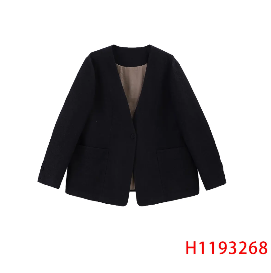 芹 新中式  风  1193268  柞蚕丝纹西装外套