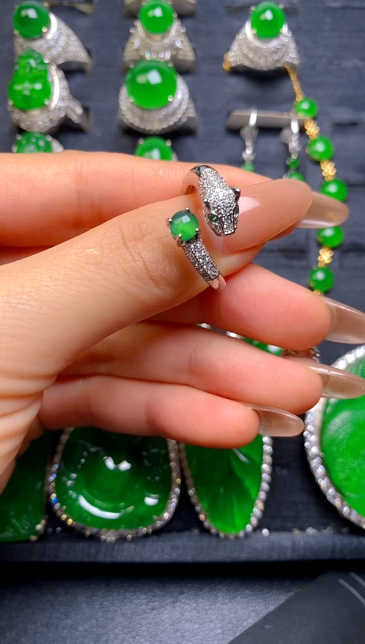 【闪购商品】翡翠戒指未镶嵌女戒