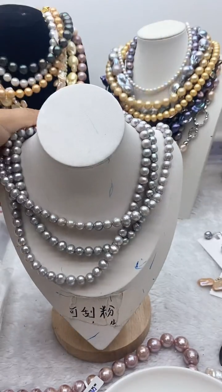 【闪购商品】淡水珍珠颈饰钛钢89