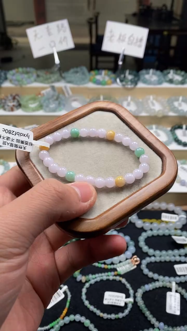 【闪购商品】翡翠手链未镶嵌天然A货翡翠