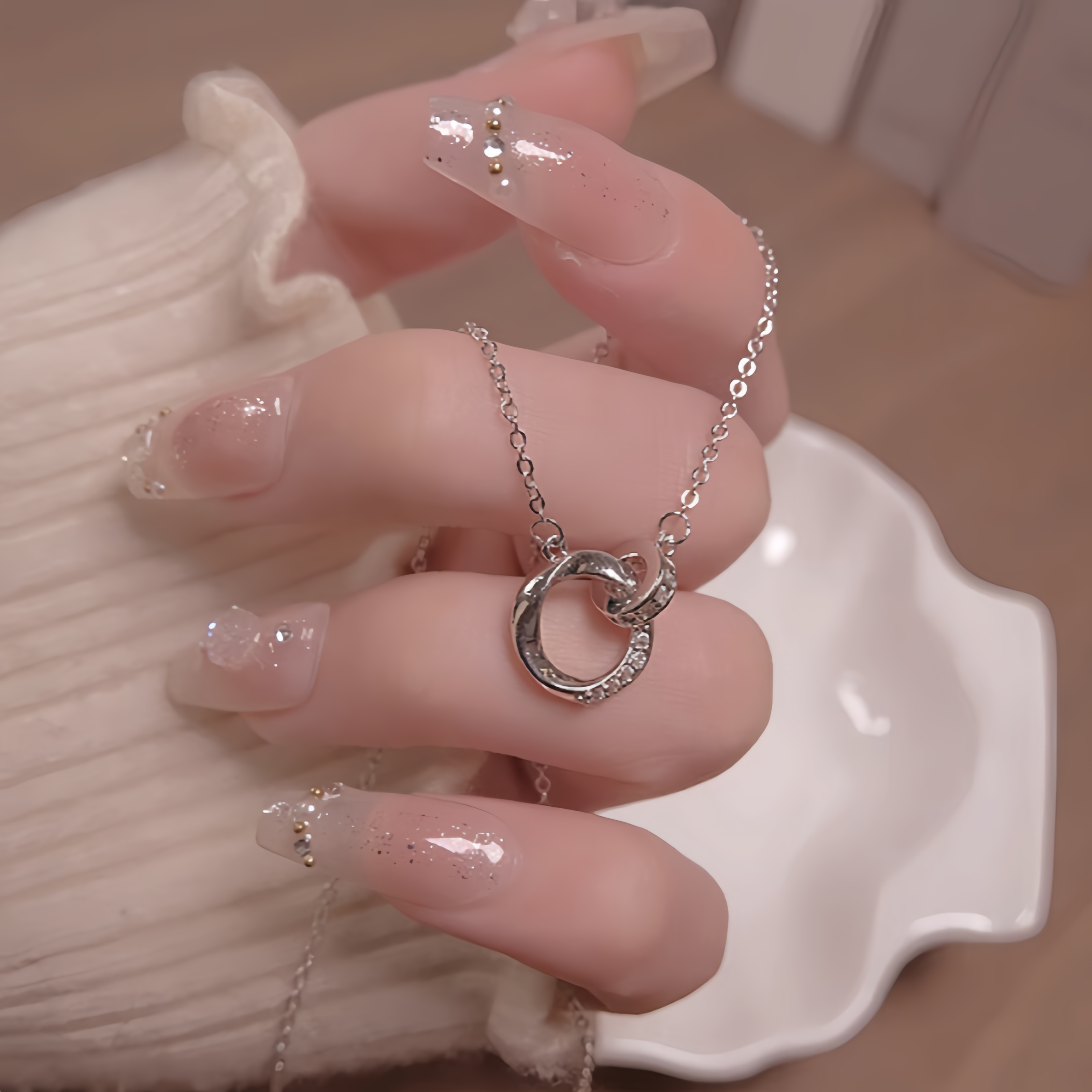 【867】设计百搭轻奢组合套链手链简约气质小众素链