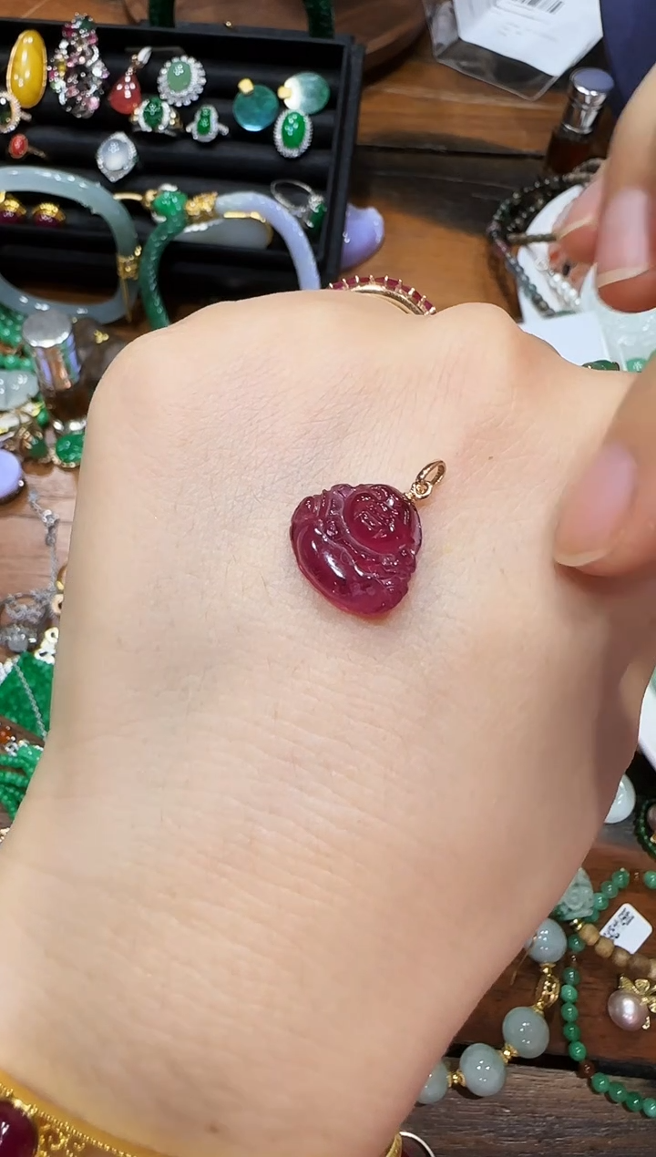 无合金❤*雪闪购商品佛公吊坠1380