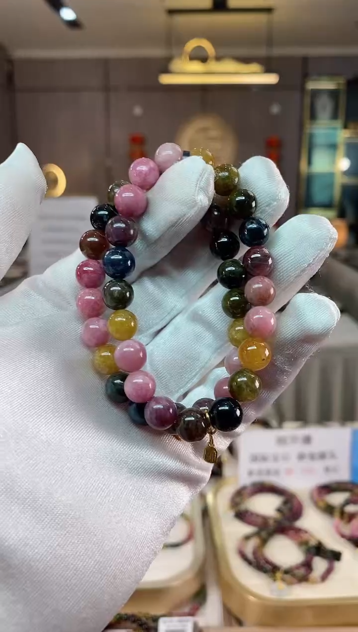 【闪购商品】碧玺单圈手串未镶嵌（多样性发一条）xion