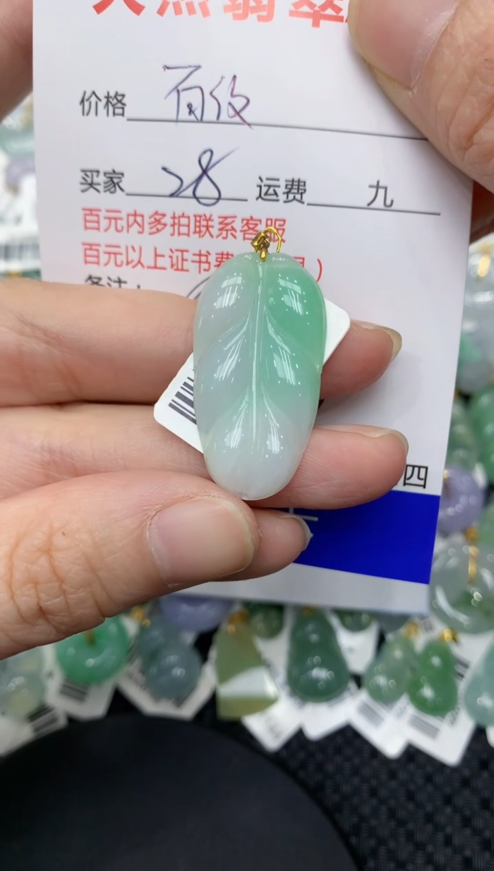 【闪购商品】翡翠颈饰18K金镶嵌111111111
