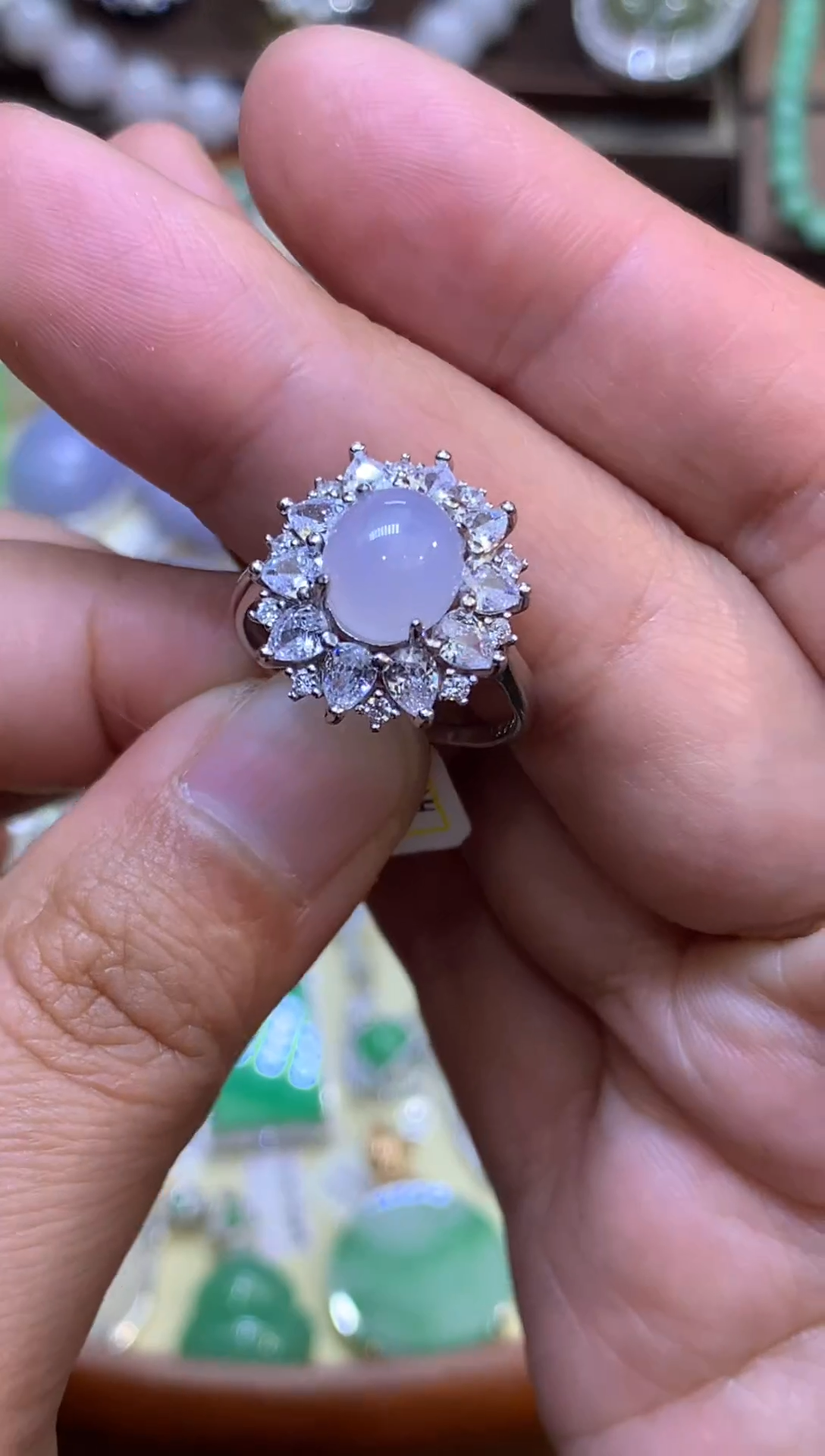 【闪购商品】翡翠颈饰银S925镶嵌111111111