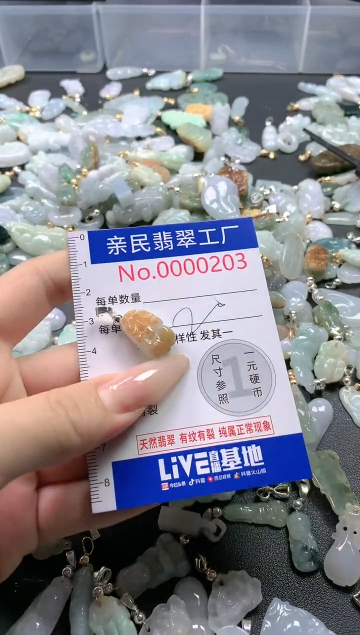 【闪购商品】翡翠吊坠(不含链)未镶嵌203